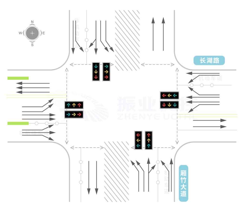 图1 长湖—厢竹路口概况