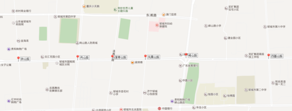 图1 主路段道路网结构示意图