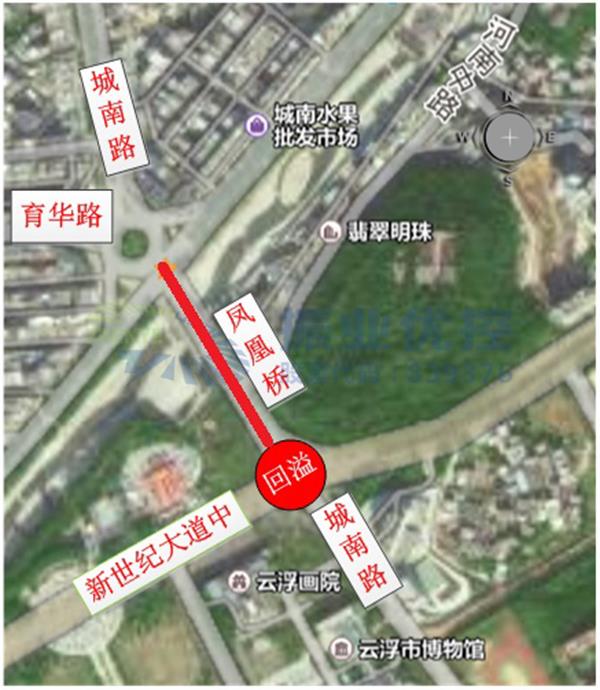 图4 晚高峰路口回溢示意图