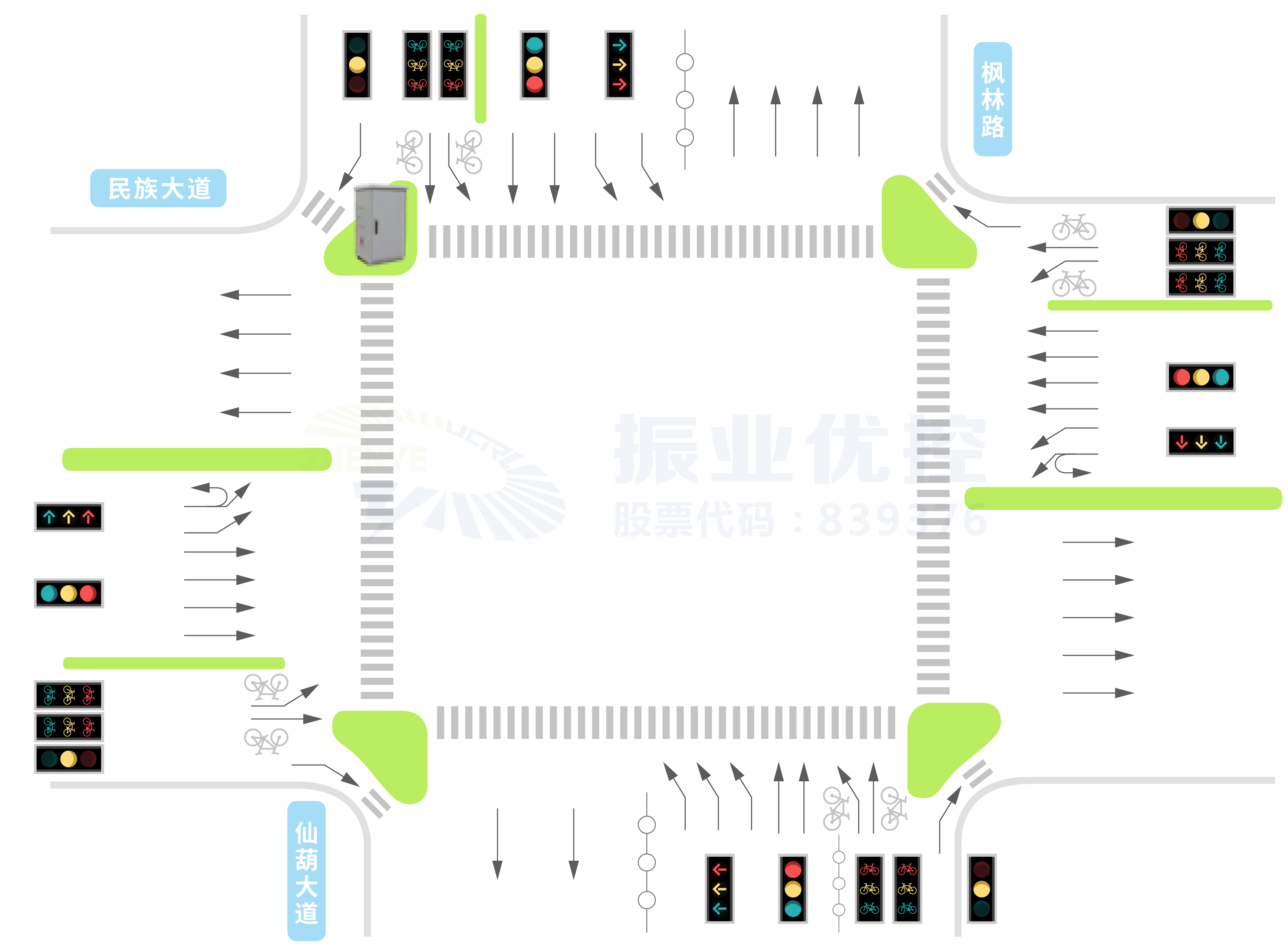 图2 民族大道-枫林路口基础信息图