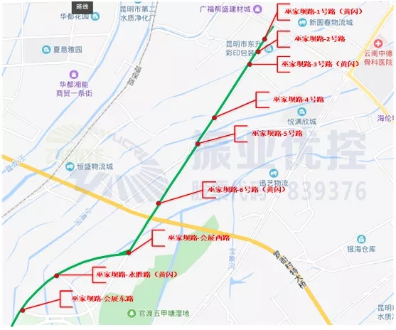 图1 道路位置图