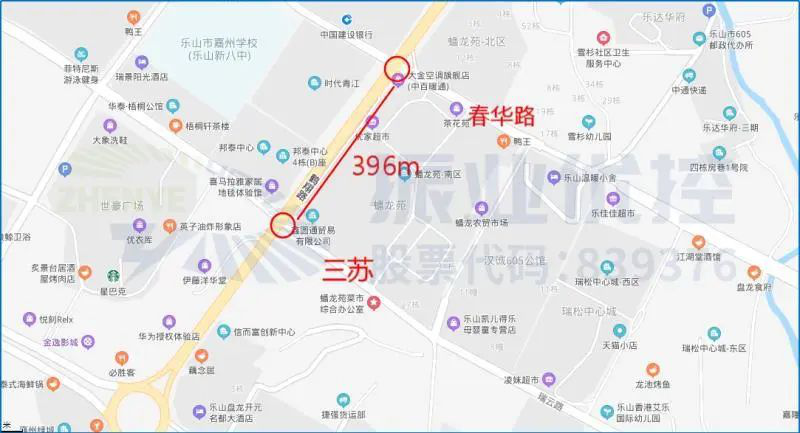 图1 短距离路口分布图