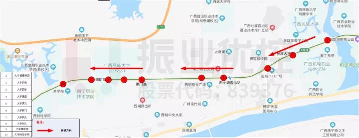 图2 相思湖西路-财经学院协调路段地理位置图