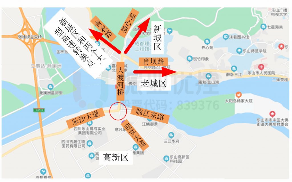 图1 路口地理位置示意图