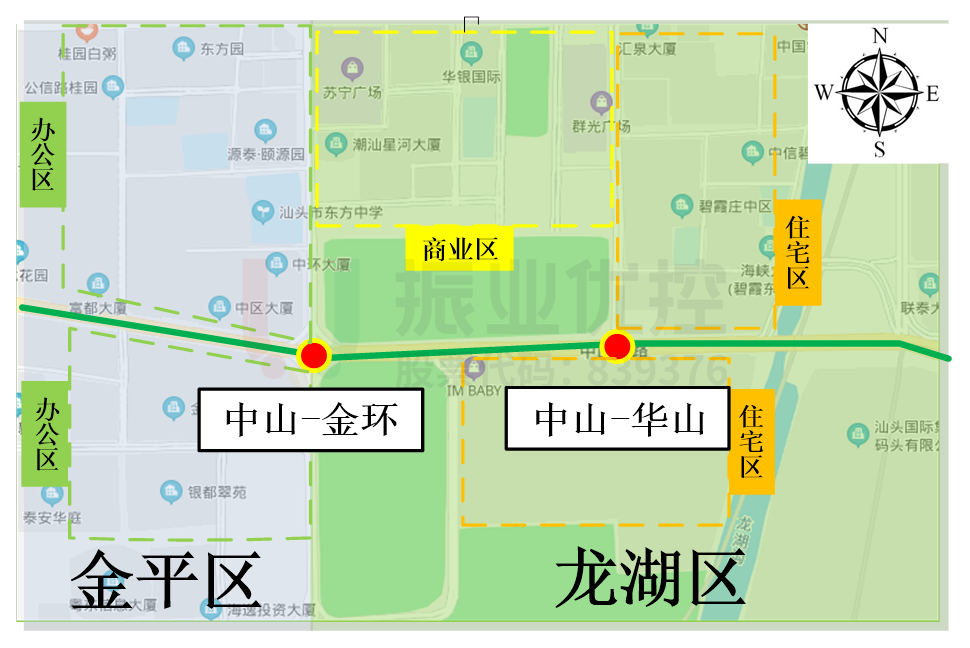 图1 道路位置分布图