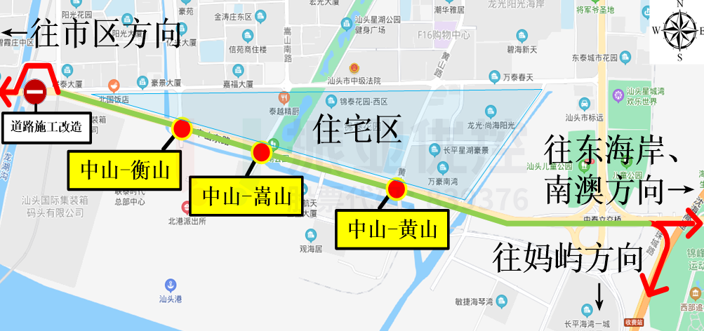 图1 道路位置分布图