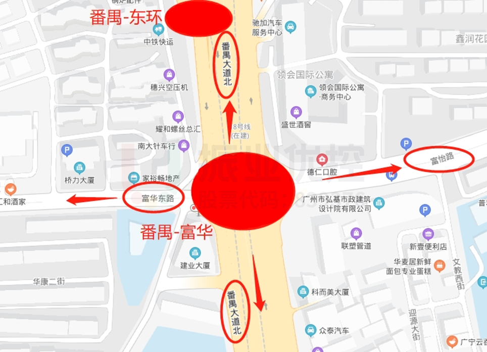 图1 路口地理位置图