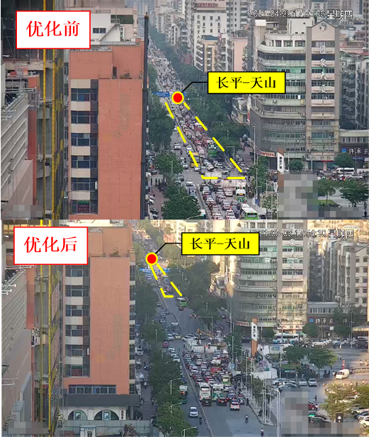 图15 晚高峰西进口回溢现象消除