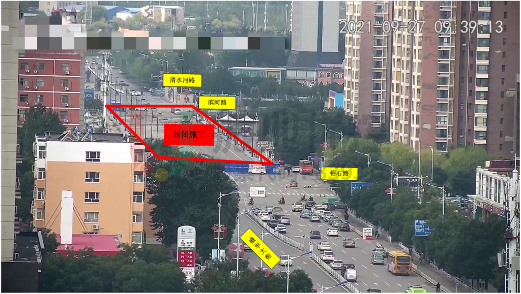 图2 盛华大街（滨河路-钻石路）施工现状图