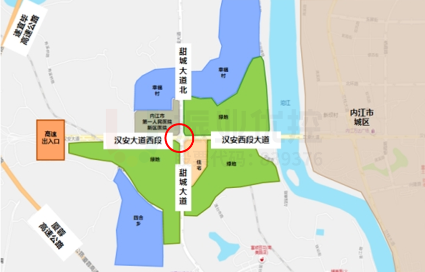 图1 路口区位图