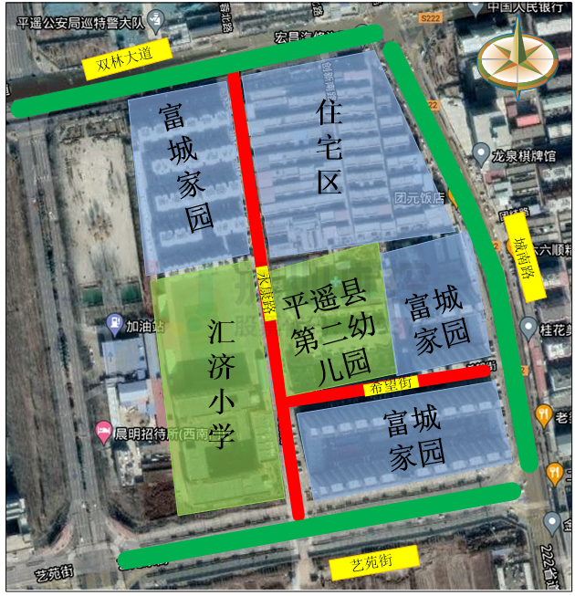 图1 永康路、希望街路段概况