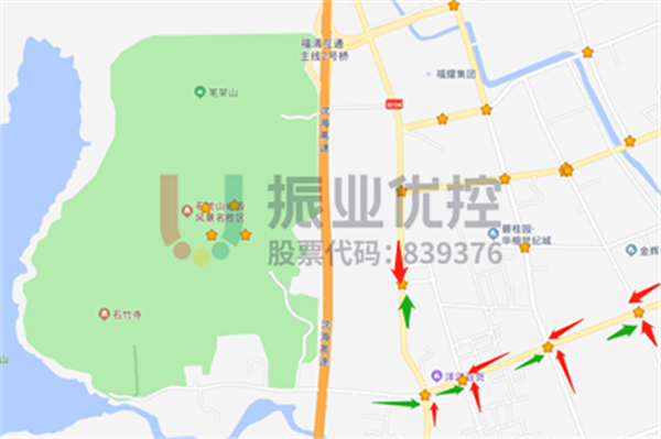 图13 交通保障路线图