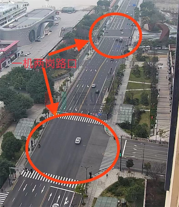 图 2 一机两岗路口图